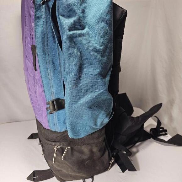 Vintage The North Face Internal Frame Purple Travel Luggage Convertible Backpack - Picture 11 of 15